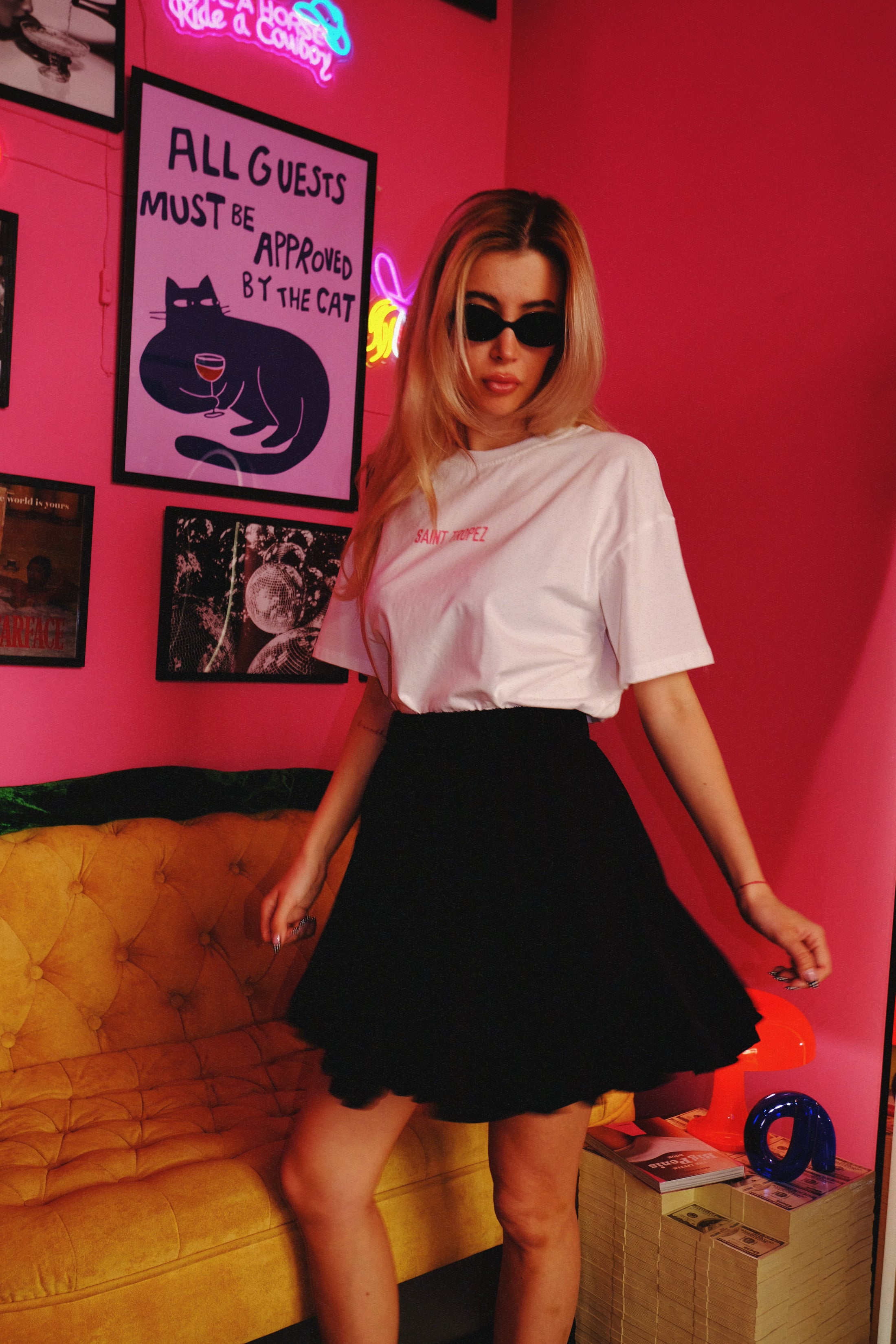 Бебешка пола Twirl Me в черно