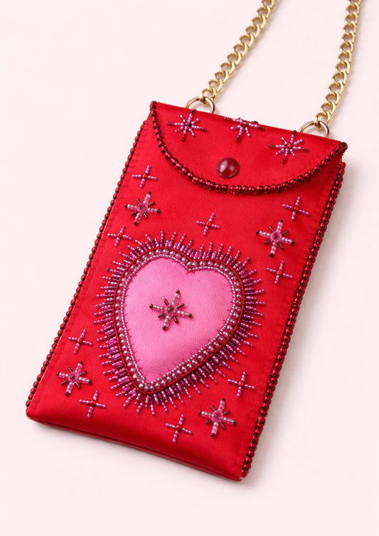 Shaman Ibiza Handmade Heart Bag