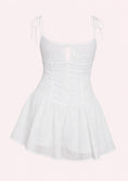 Load image into Gallery viewer, Flirty & Flowy Lace-Up Mini Dress