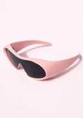 Load image into Gallery viewer, Pink Futuristic Shield Sunglasses