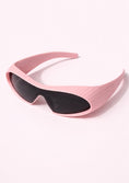 Load image into Gallery viewer, Pink Futuristic Shield Sunglasses