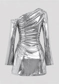 Заредете изображението в програмата за преглед на галерия, Рокля Silver Chrome