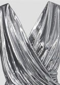 Load image into Gallery viewer, Wet Chrome Mini Dress