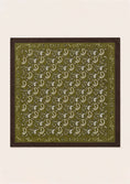 Load image into Gallery viewer, Olive Paisley Satin Scarf