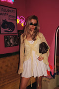 Butter Yellow Ruffle Blouse