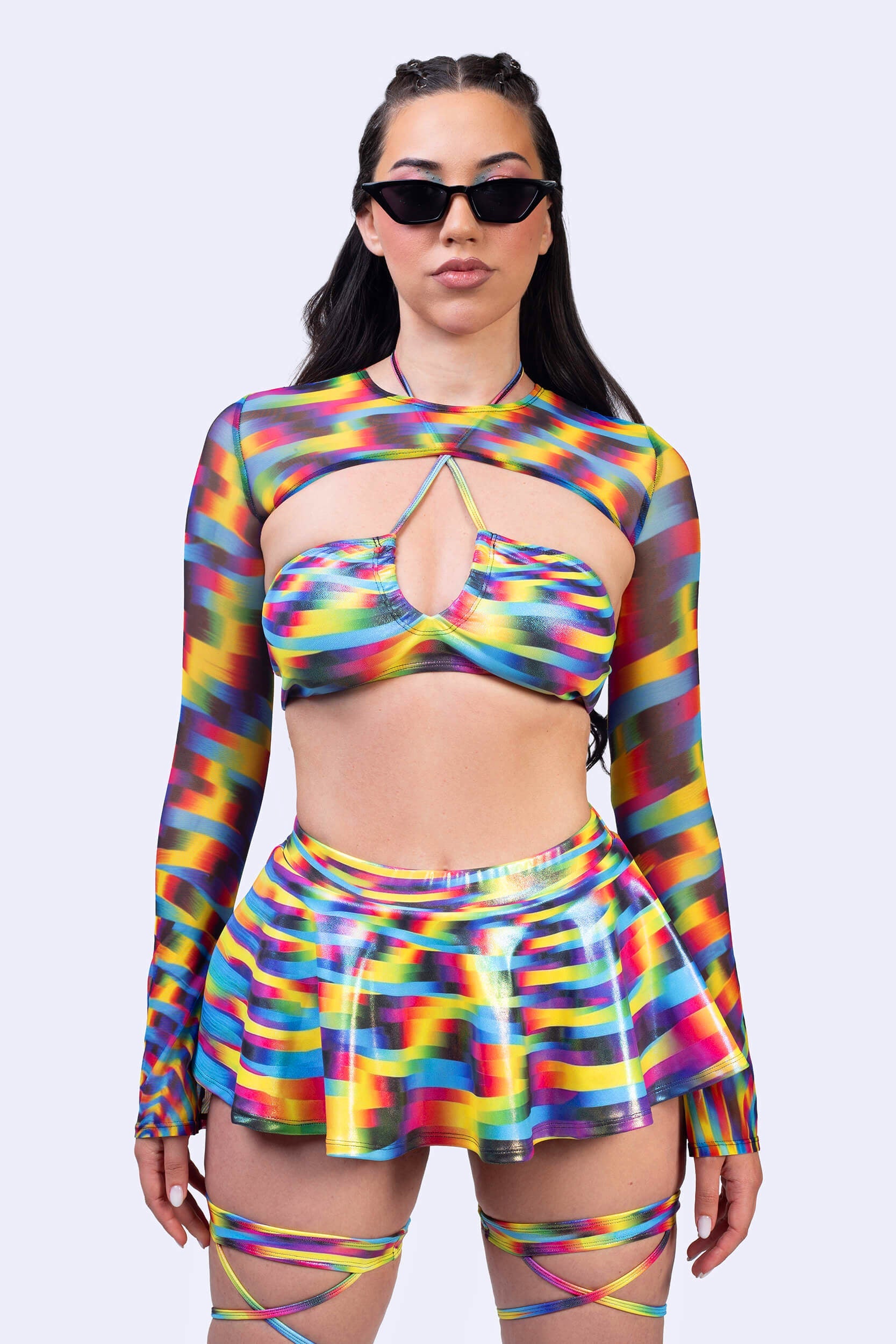 Badinka Manual Override Halter Комплект топ от две части