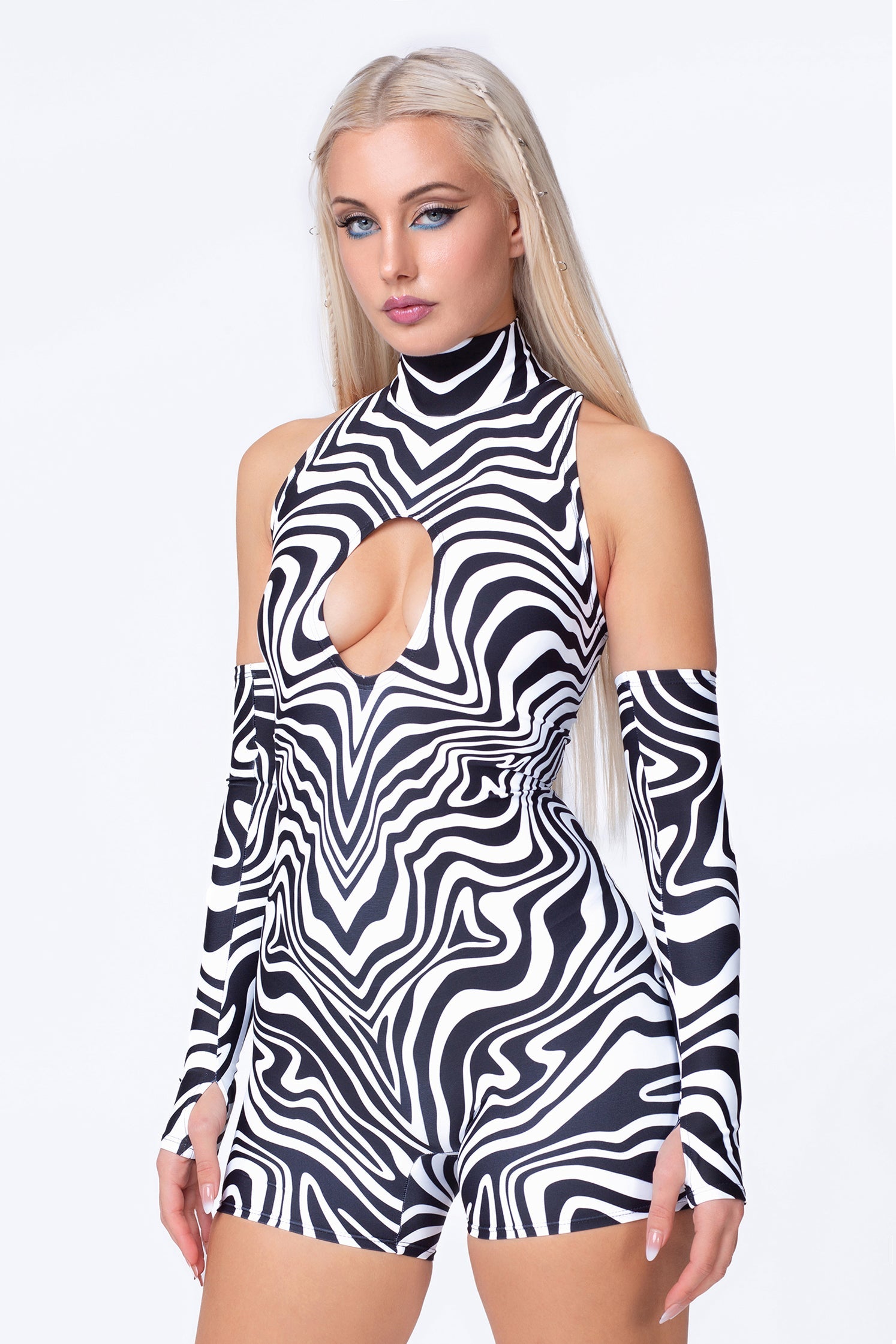 Badinka Techtonic Keyhole Romper