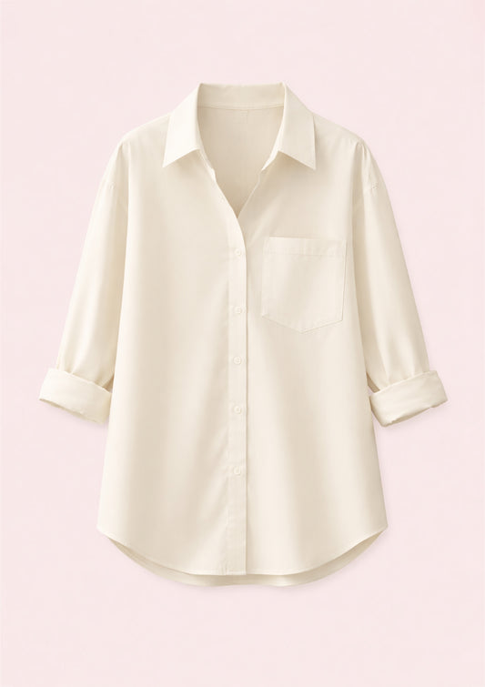 Риза с копчета в маслено жълто