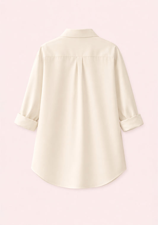 Риза с копчета в маслено жълто