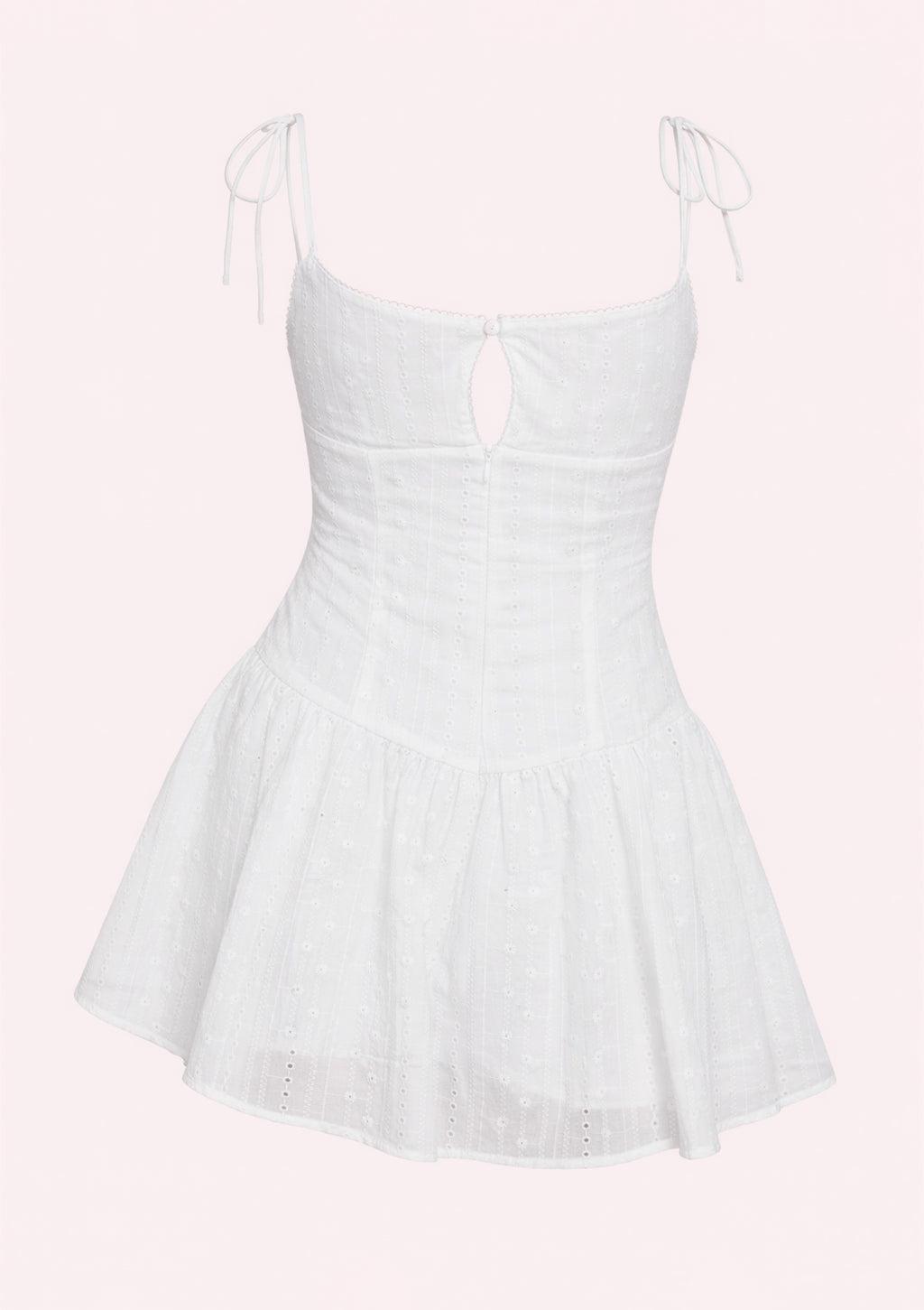 Sugar Rush Lace-Up Skort Romper
