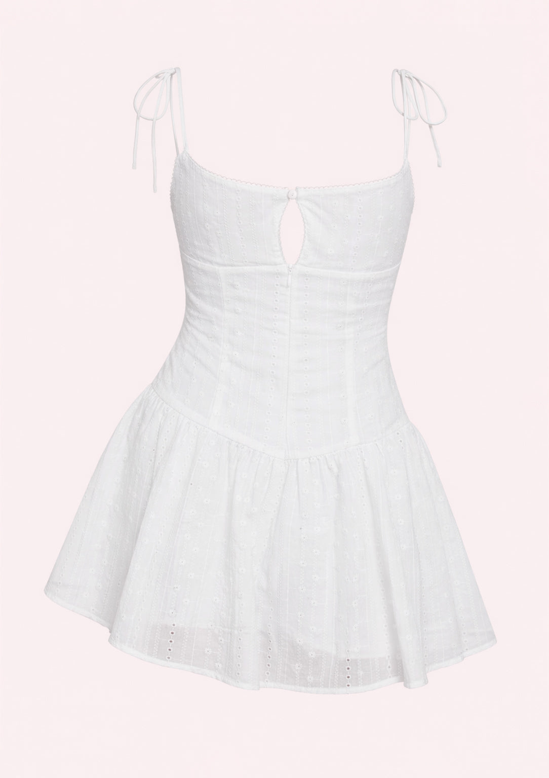 Sugar Rush Lace-Up Skort Romper