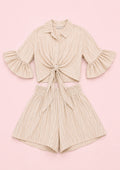 Striped Linen Co-Ord Set