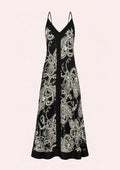 Long dress with thin straps – daytime look
