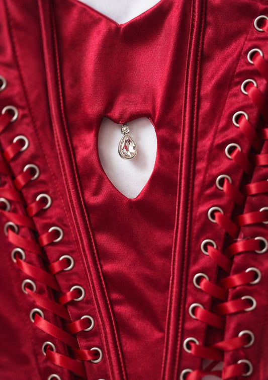 Ръчно изработен корсет с форма на сърце от Свети Валентин