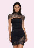Black Lace Cocktail Dress