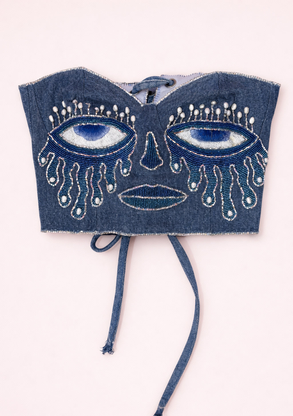 Shaman Ibiza Handmade Denim Corset