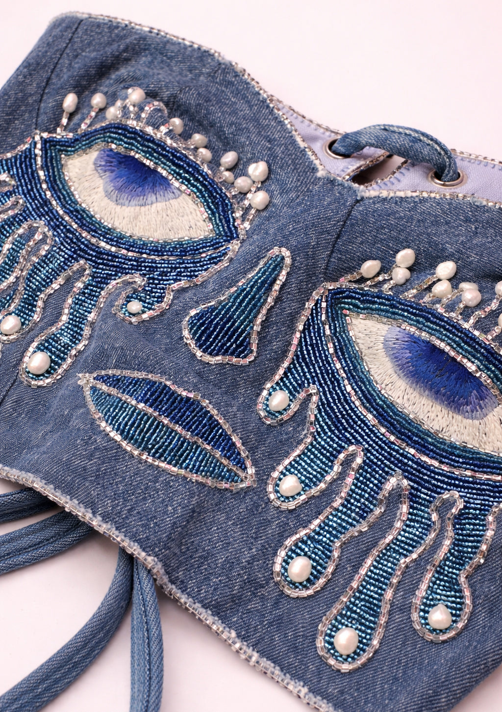 Shaman Ibiza Handmade Denim Corset