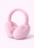 Pink fur earmuffs