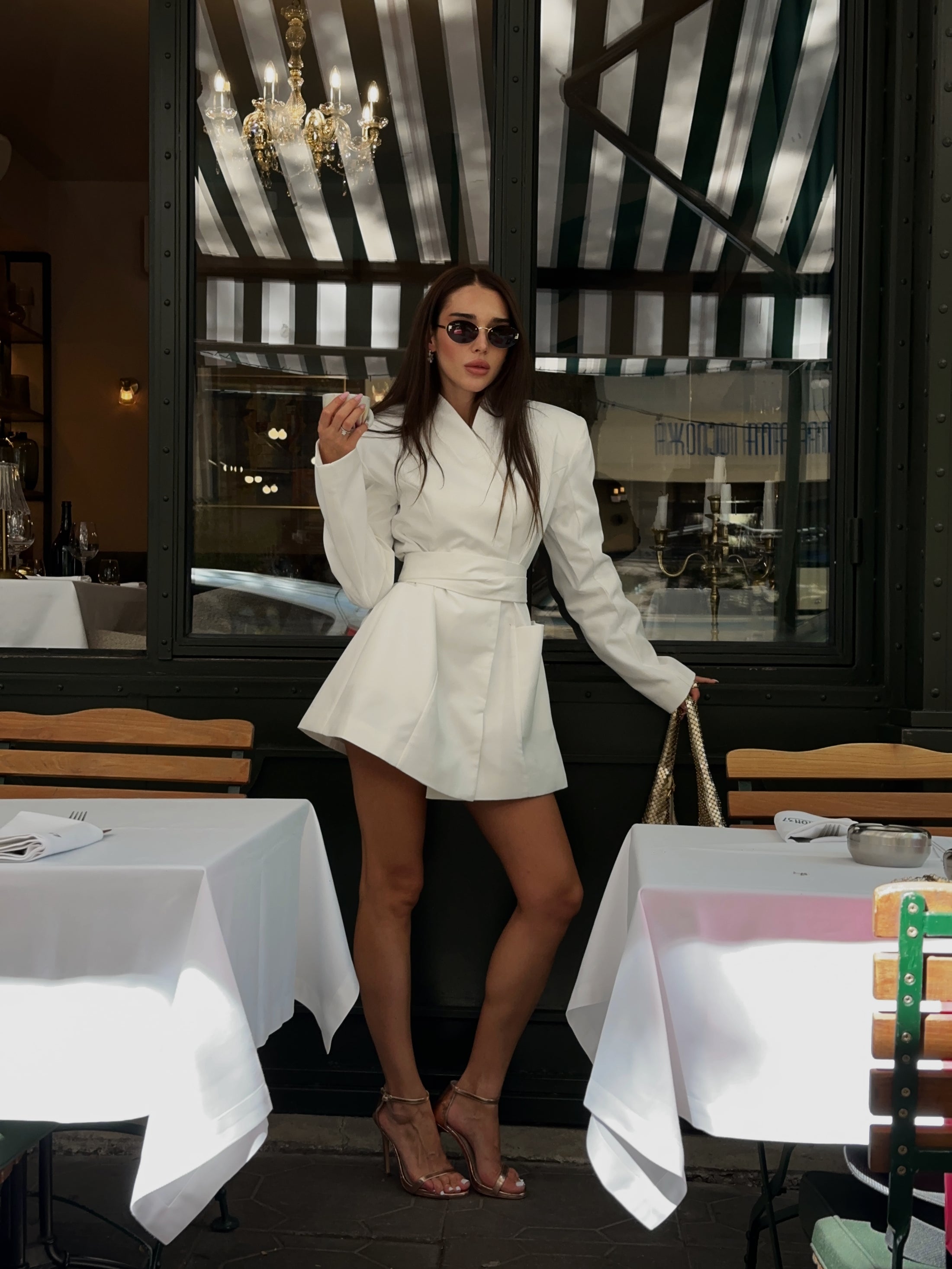 The Bossy White Dress