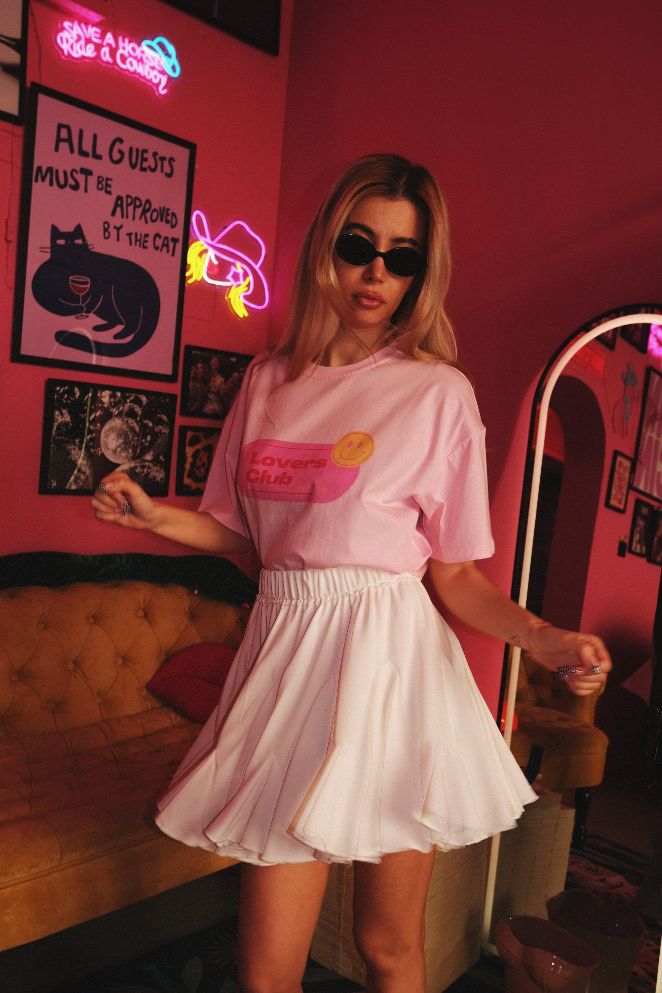 The Twirl Me Baby Skirt In White