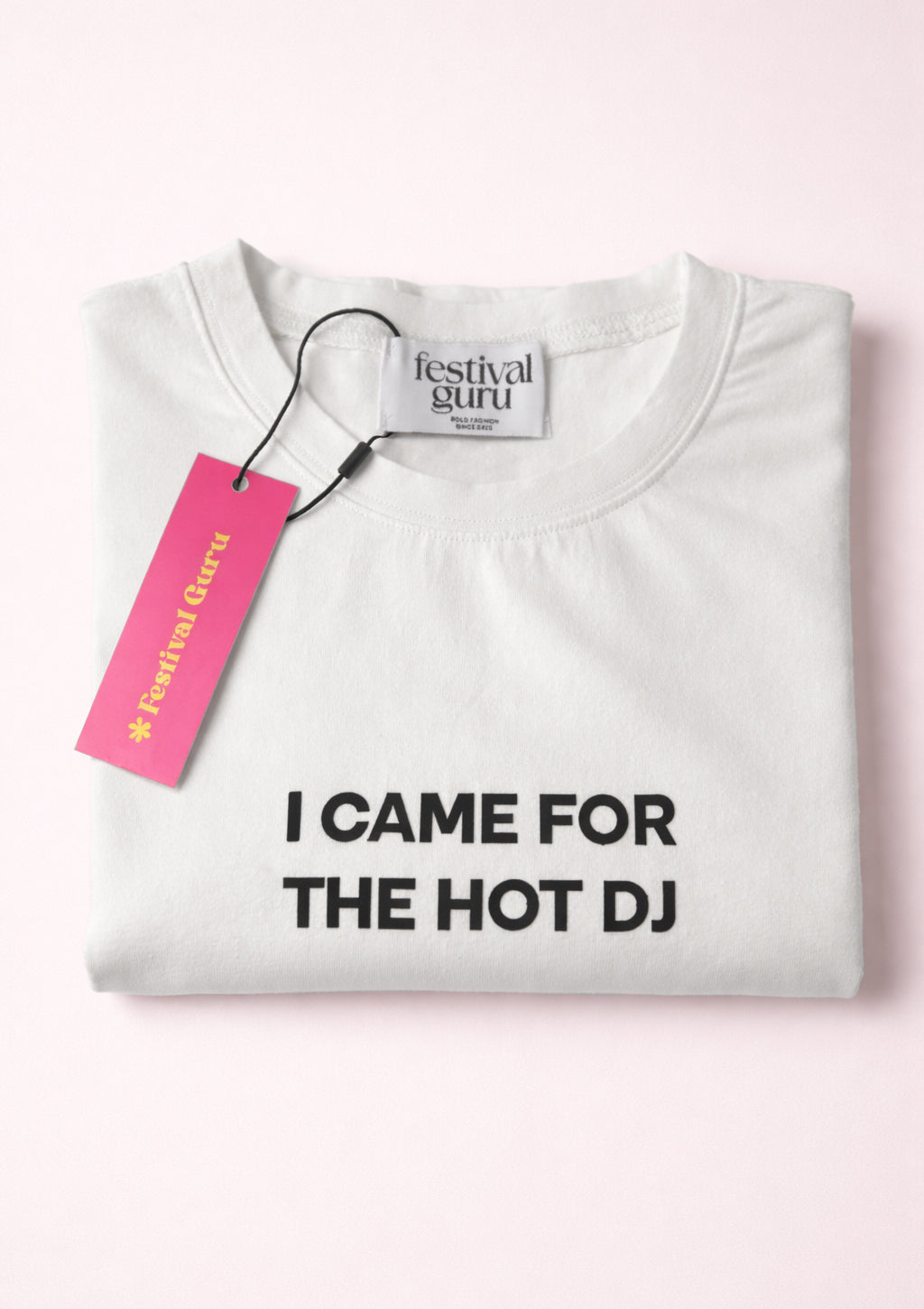''I CAME FOR THE HOT DJ'' Crop T-Shirt