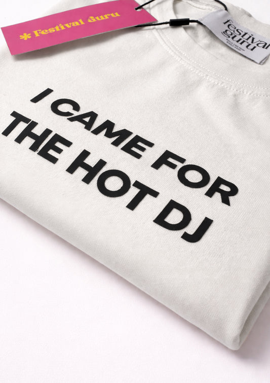 ''I CAME FOR THE HOT DJ'' кроп топ