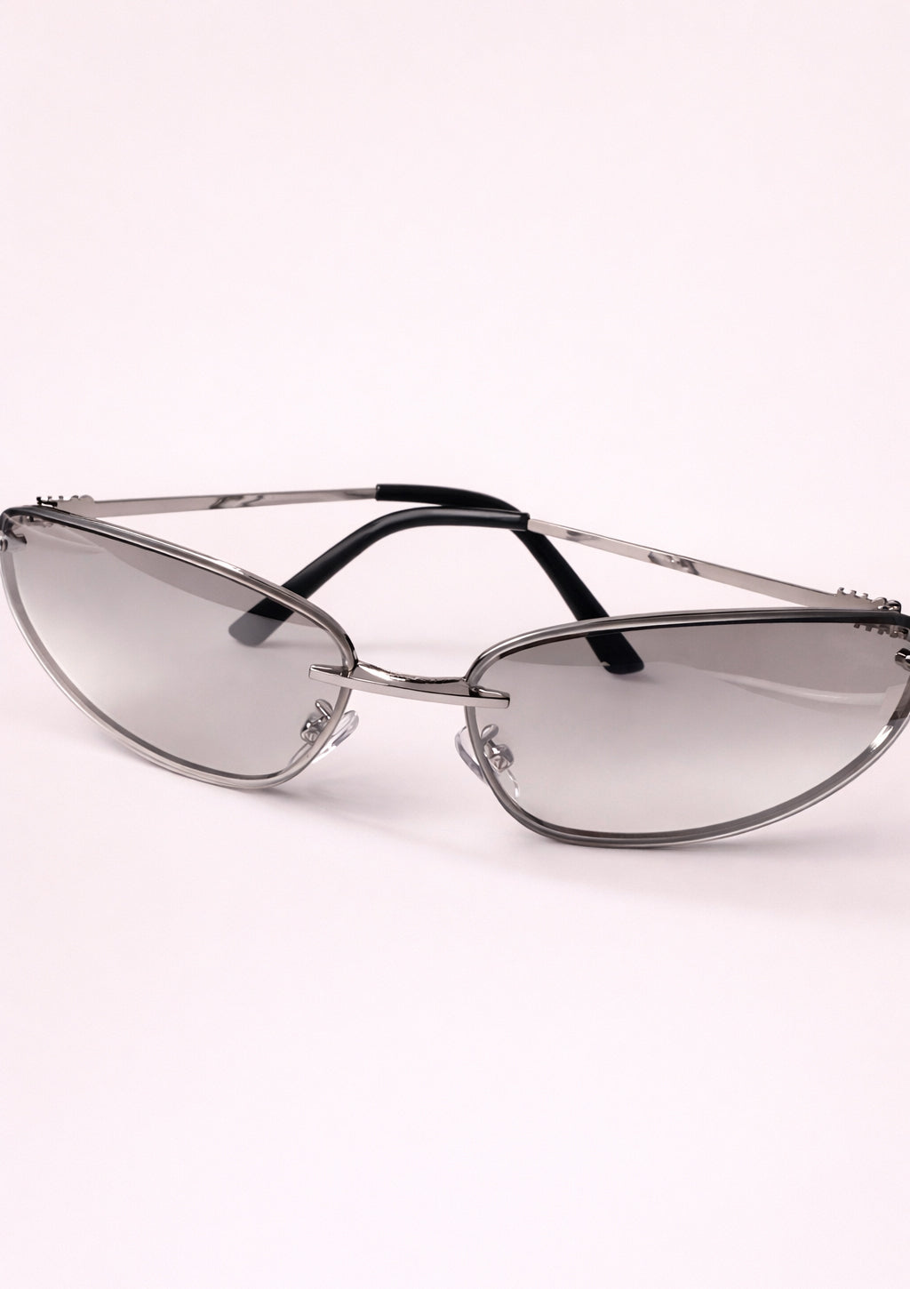 Silver Slim Frame Sunglasses