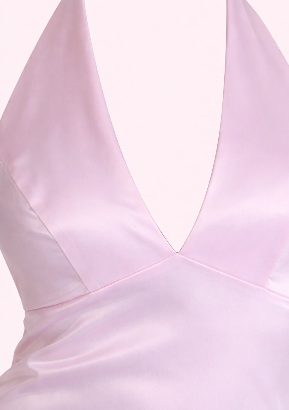 Champagne Satin Dress