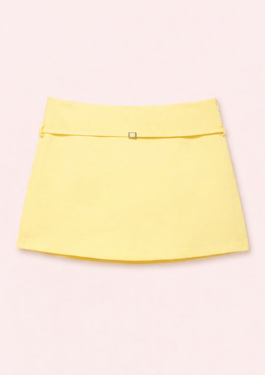 Buttercup мини пола в пастелно жълто