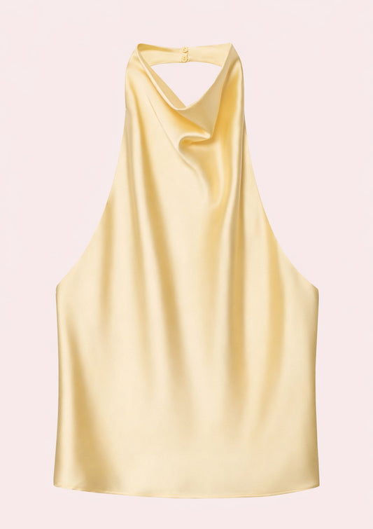 Сатенен топ Butter с деколте