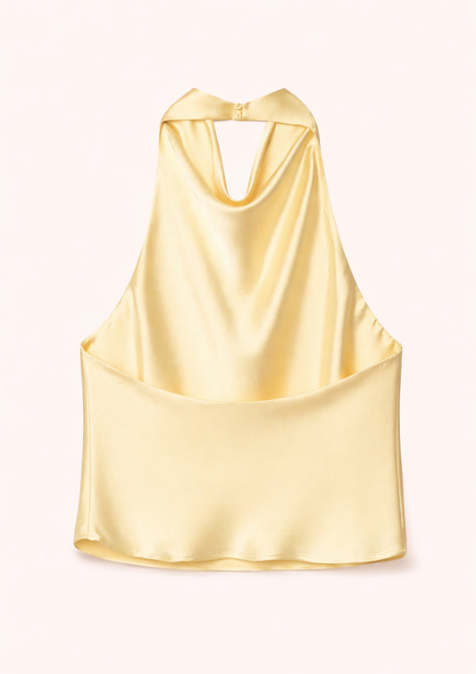 Сатенен топ Butter с деколте