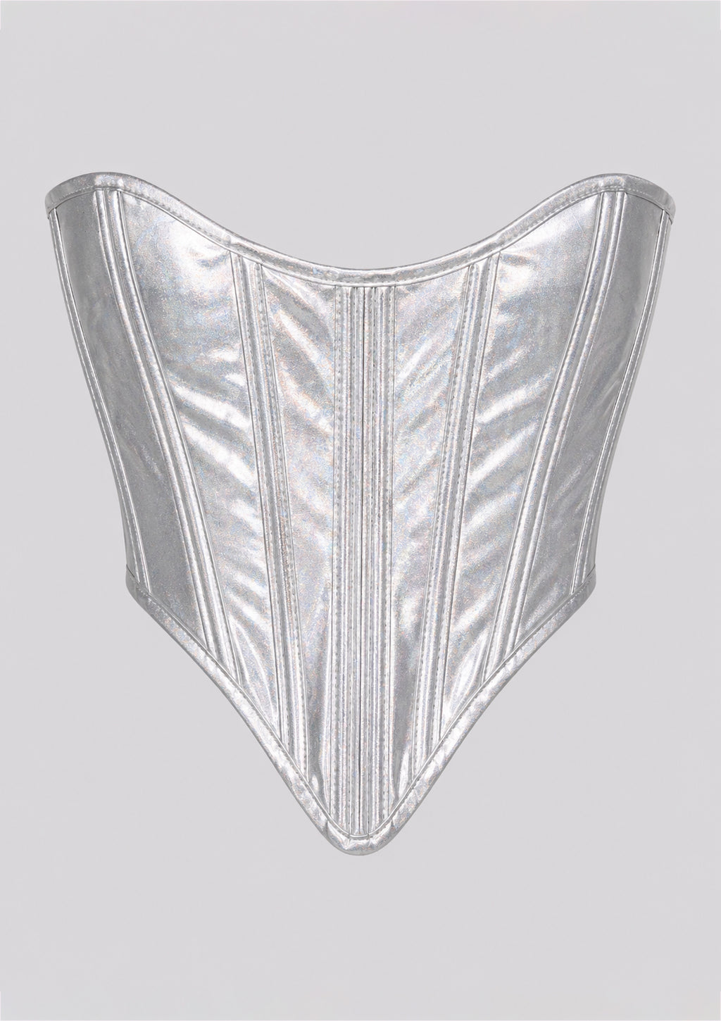 Silver Chrome Corset