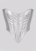 Silver Chrome Corset