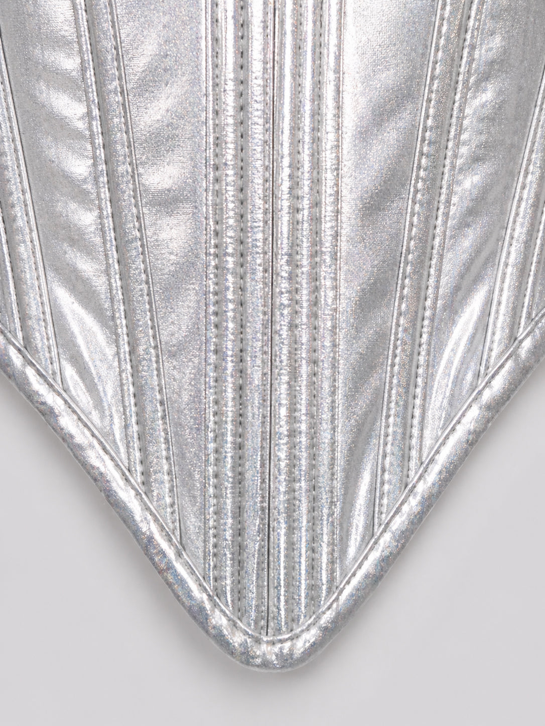Silver Chrome Corset