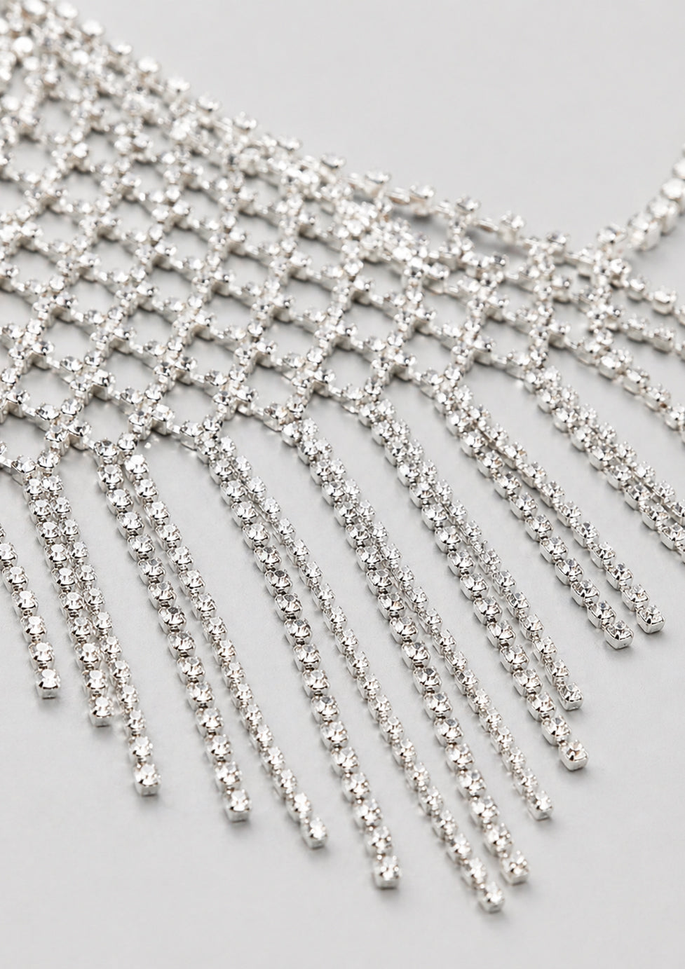 Crystal Fringe Chain Top