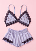 Load image into Gallery viewer, Purple Lace Lounge Set
