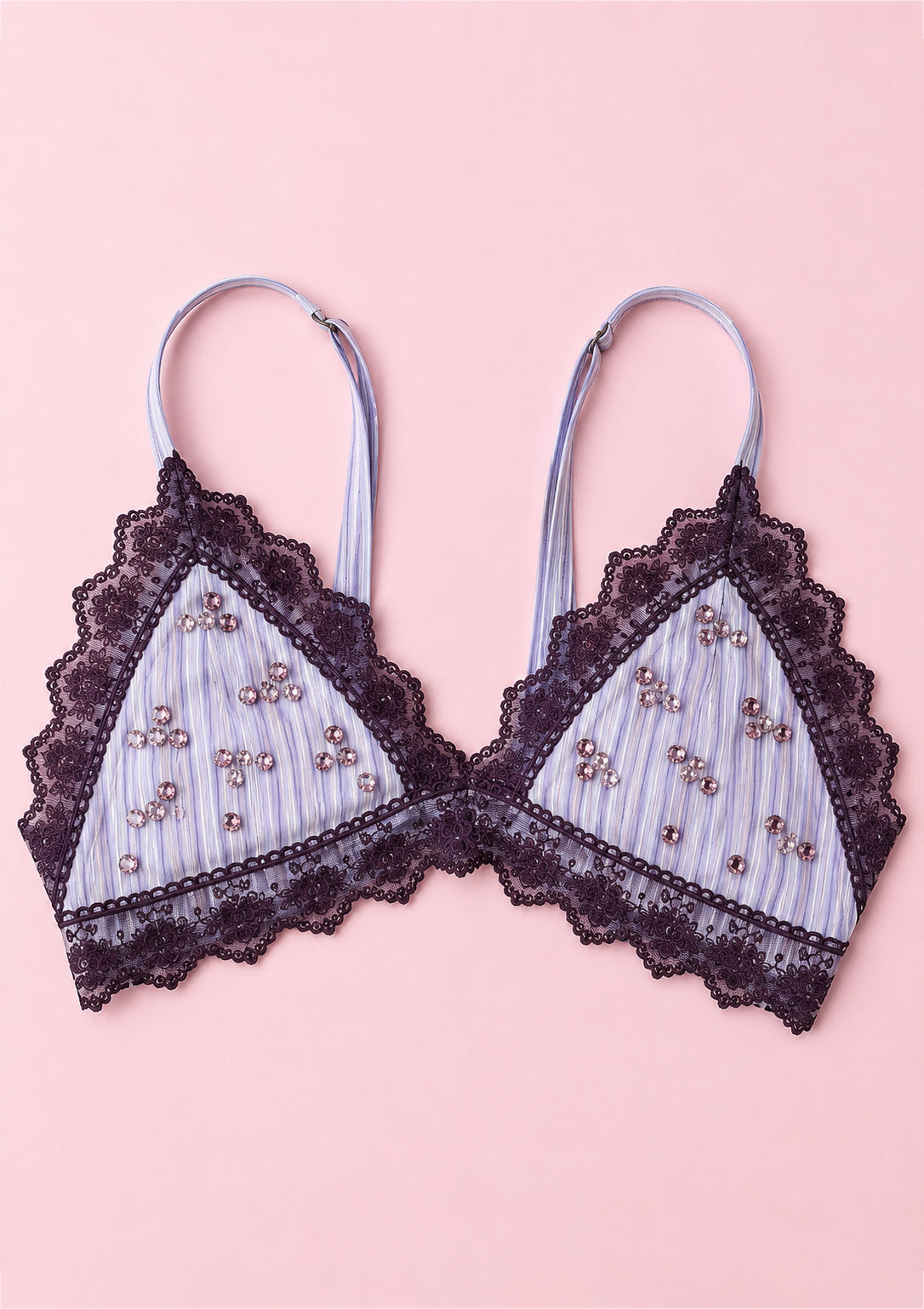 Purple Lace Lounge Set Kalla Clothing