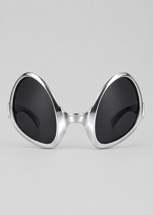 Oval Chrome Sunglasses
