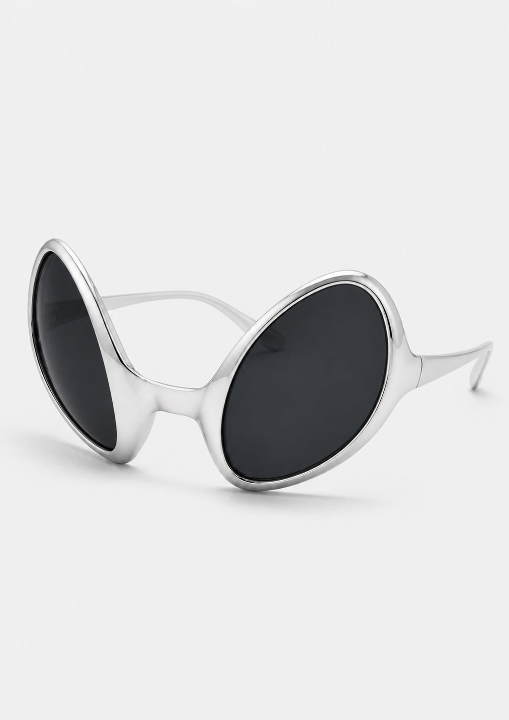 Oval Chrome Sunglasses