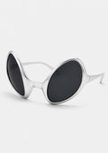 Oval Chrome Sunglasses