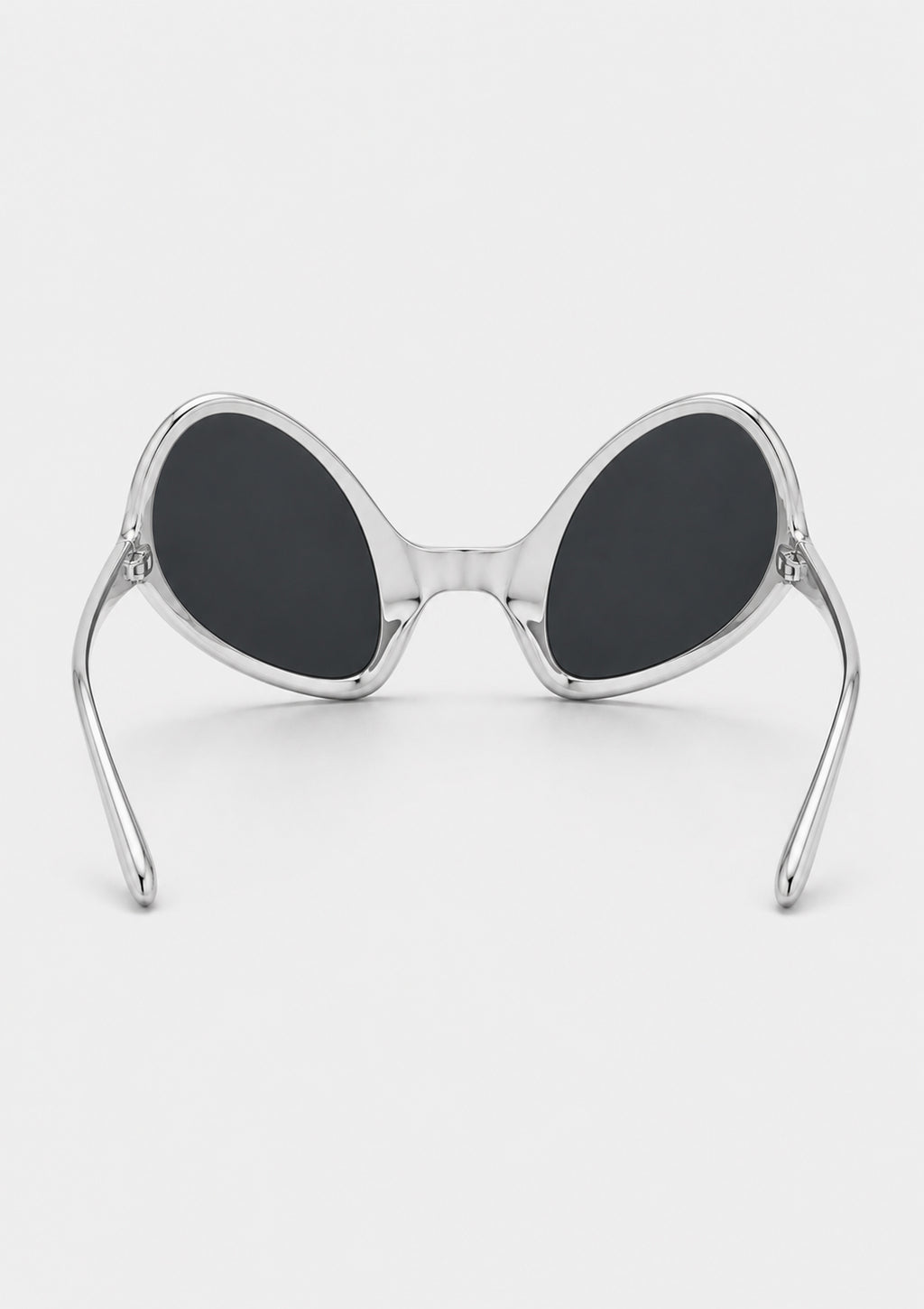 Oval Chrome Sunglasses