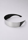 Black Futuristic Shield Sunglasses