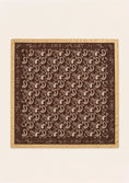 Load image into Gallery viewer, Chocolate Paisley Satin Scarf
