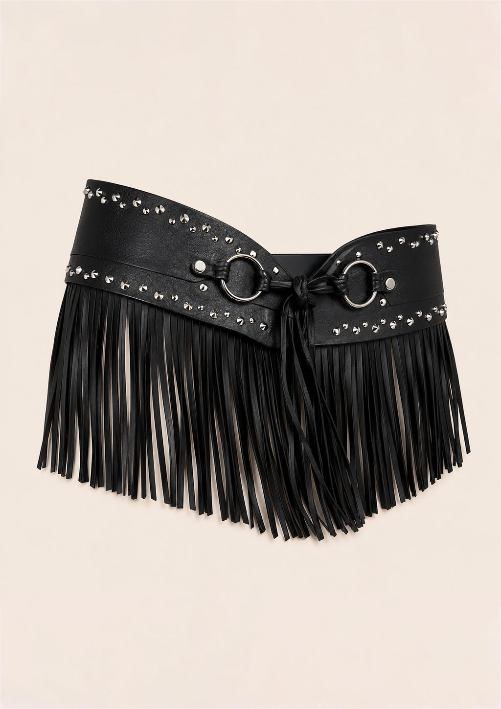 Midnight Fringe Belt