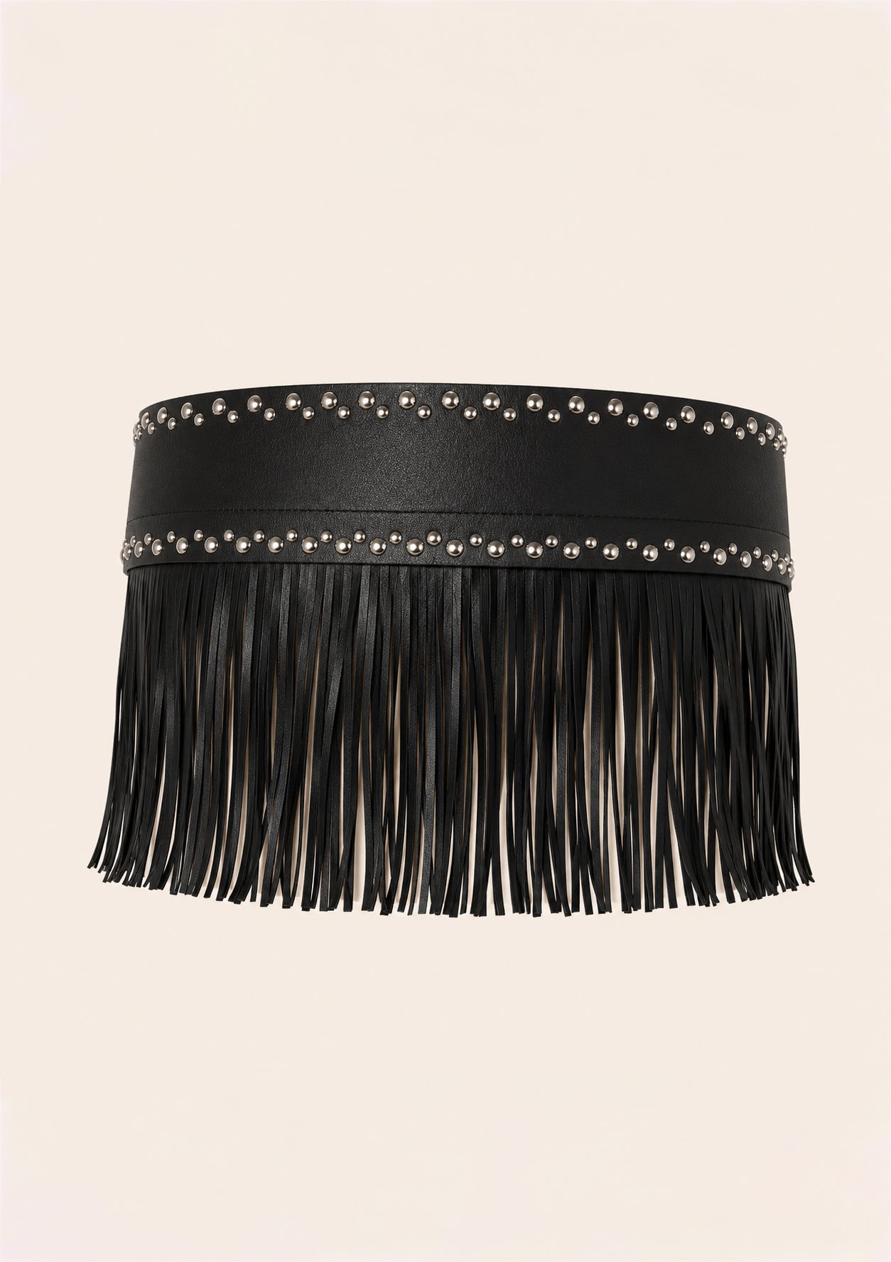 Midnight Fringe Belt