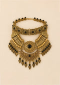 Bohemian Statement Necklace with Black Accents