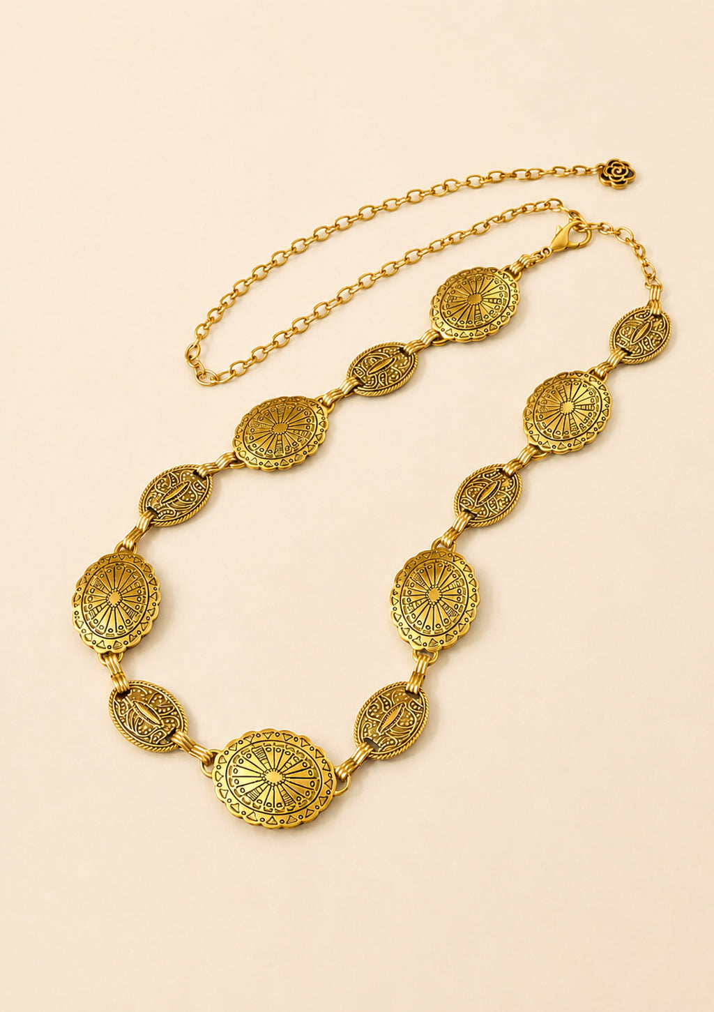 Medallion Chain Belt