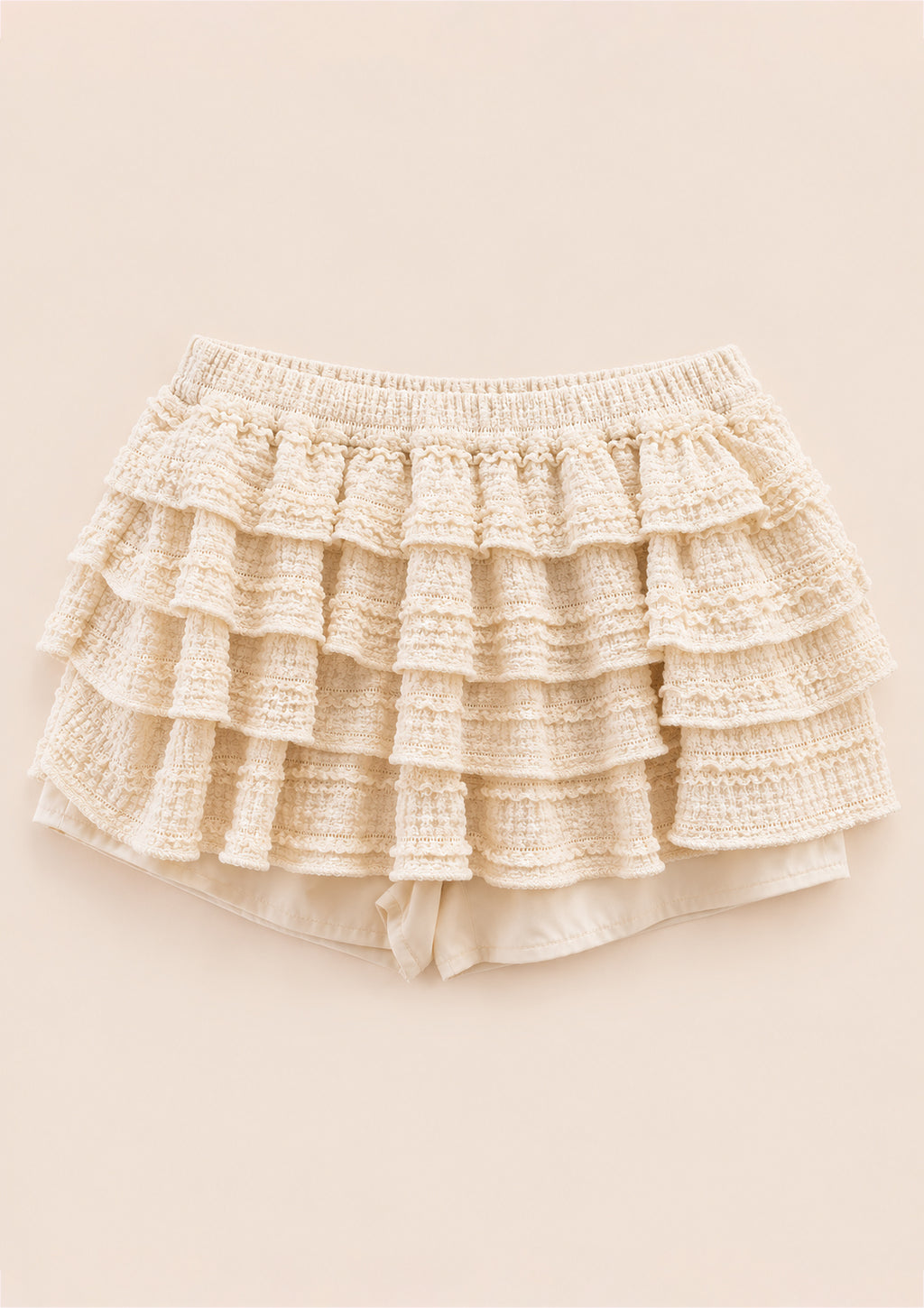 Lace Ruffle Skort