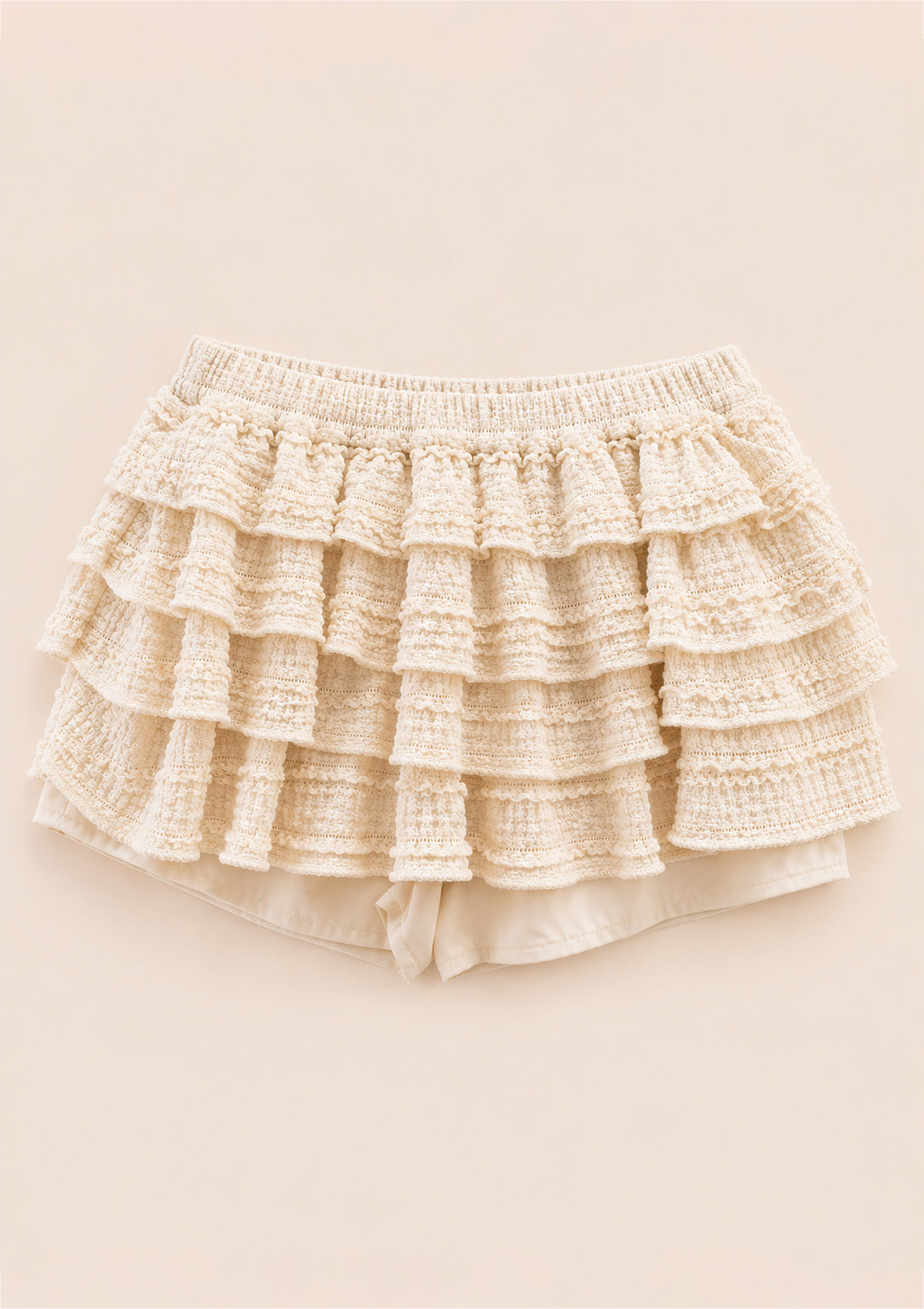Lace Ruffle Skort