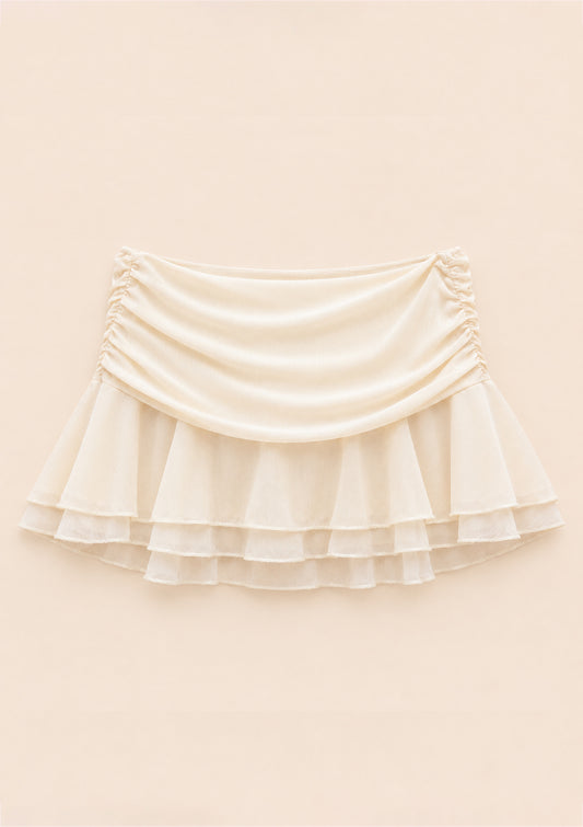 Vanilla Dream Ruffle Skort
